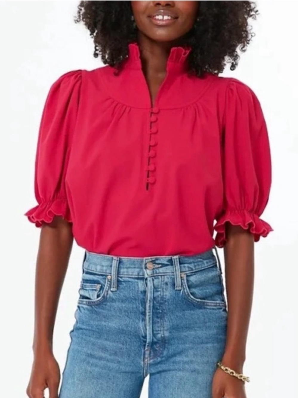 Pomander Place Selena Top in Raspberry